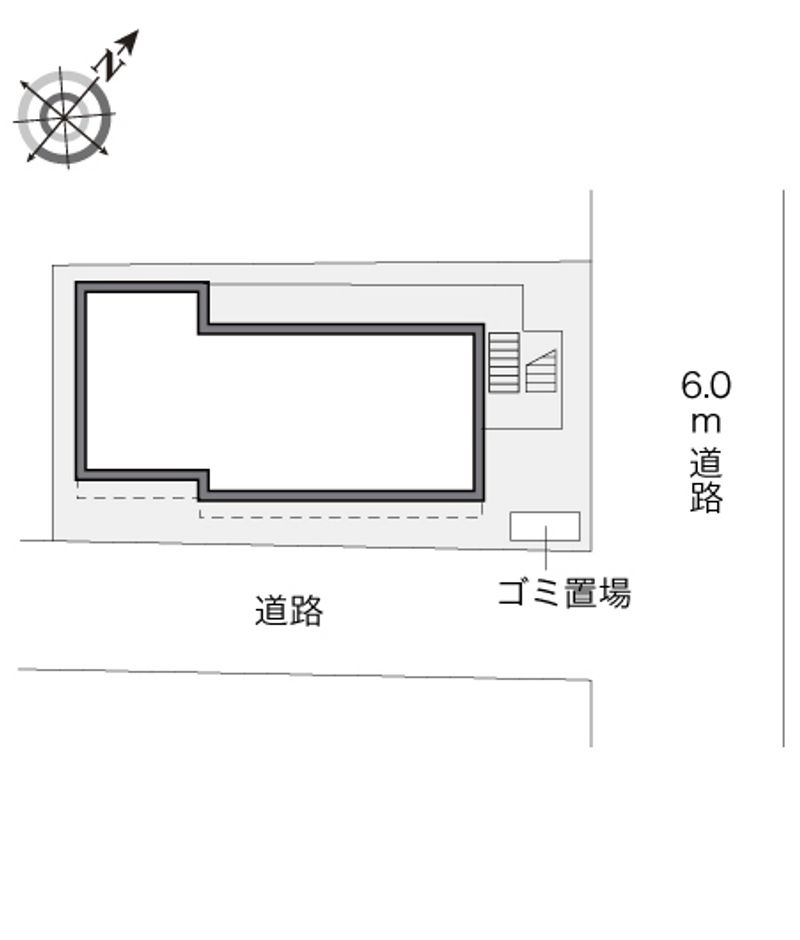 レオパレス片山町 配置図