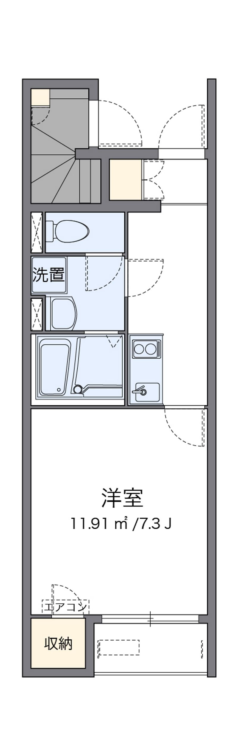 レオネクストブラウニー国立 間取図