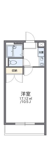 レオパレスかりん 間取り図