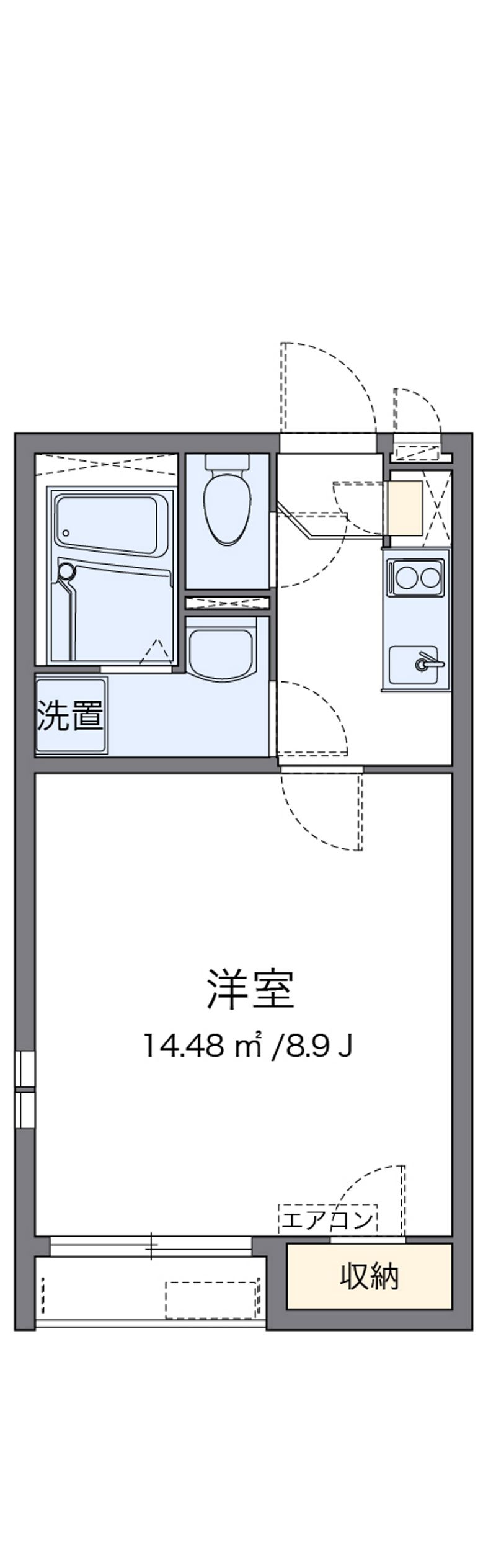 クレイノアペルト泉佐野Ⅰ 間取図