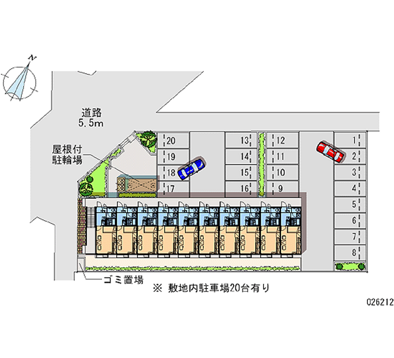 レオパレスヴェルドミール住吉 月極駐車場