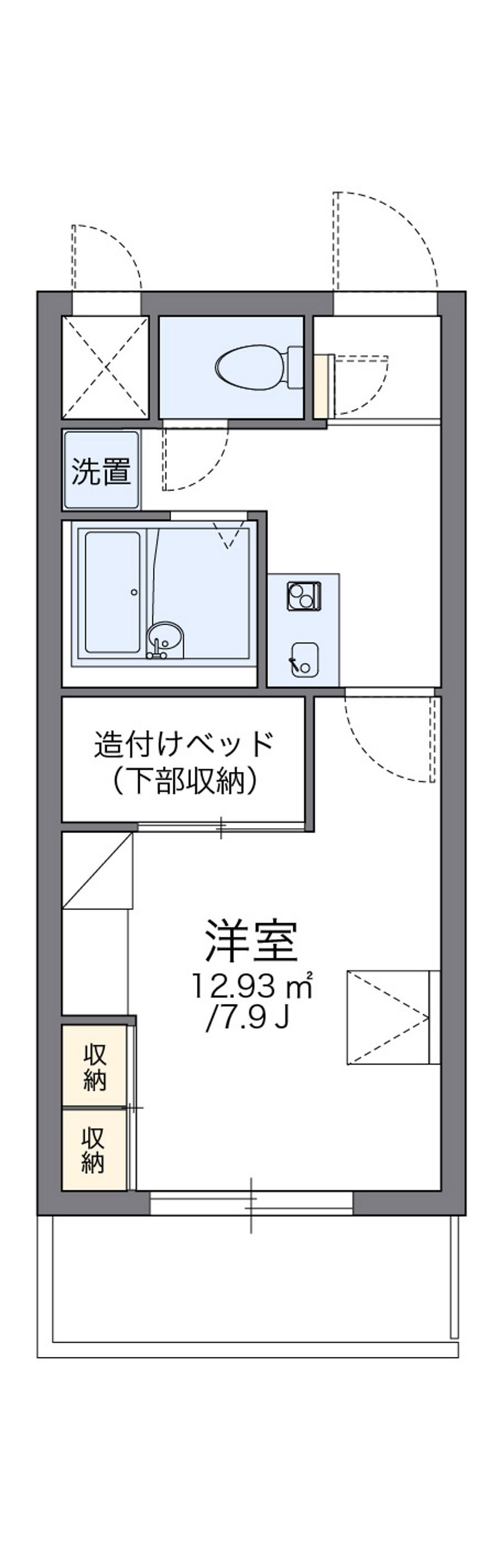 レオパレスＡ−１ 間取り