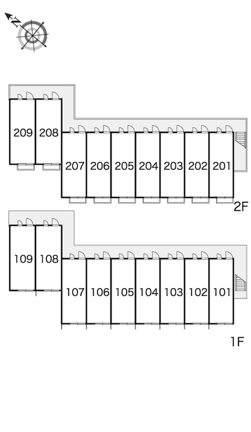 レオパレスセキュア 間取配置図