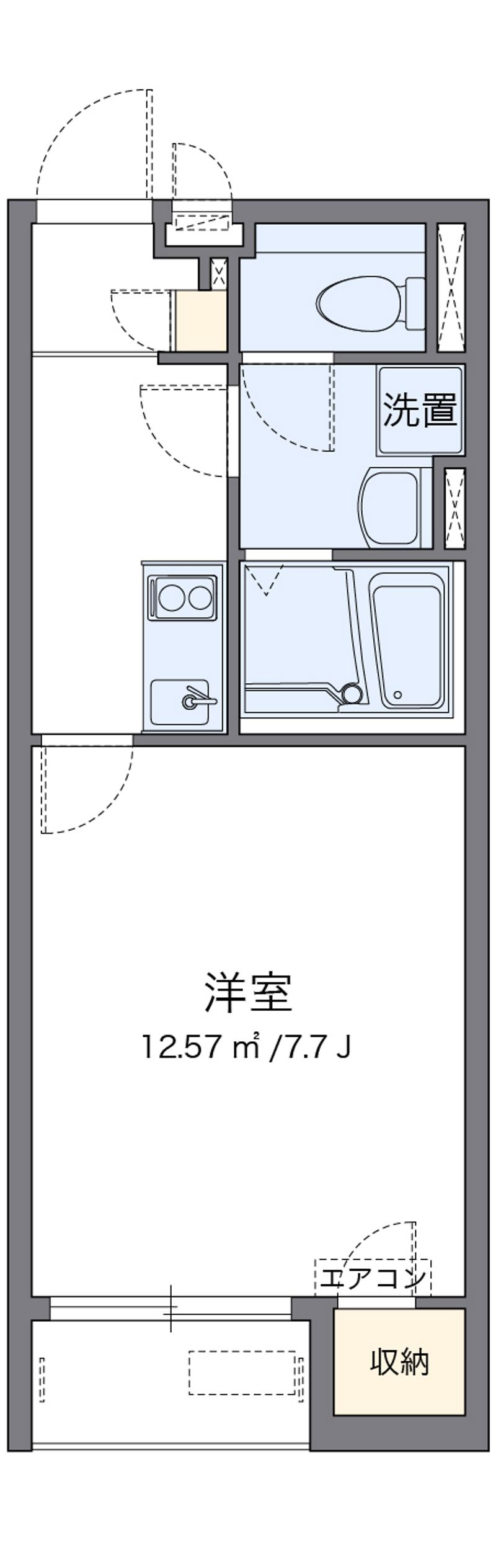 クレイノアルコーブ 間取図