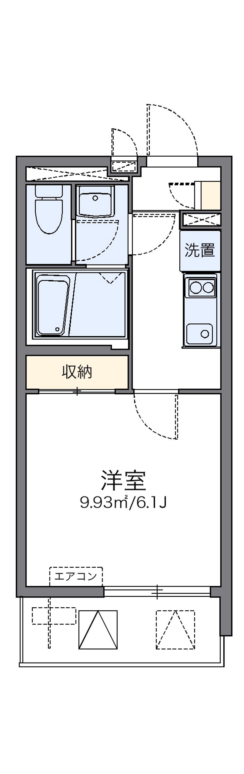レオネクストアヴリール九条 間取図