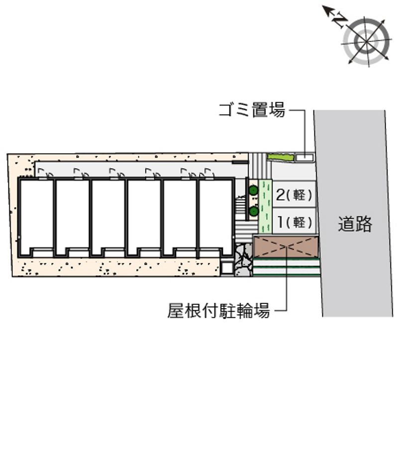 レオネクストリヴェール長田 配置図