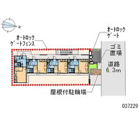 レオパレスフェイス 区画図