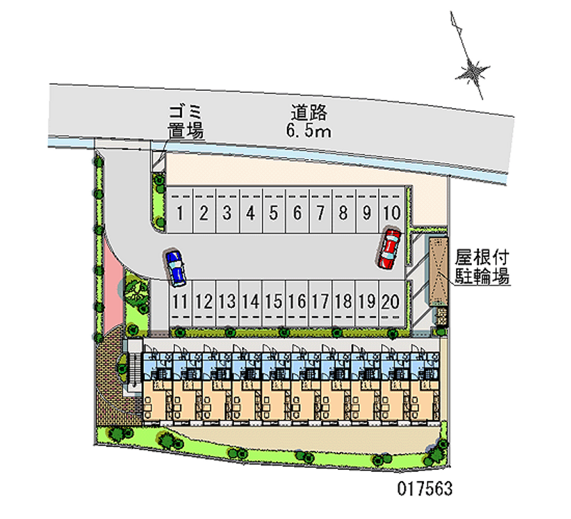 17563 Monthly parking lot