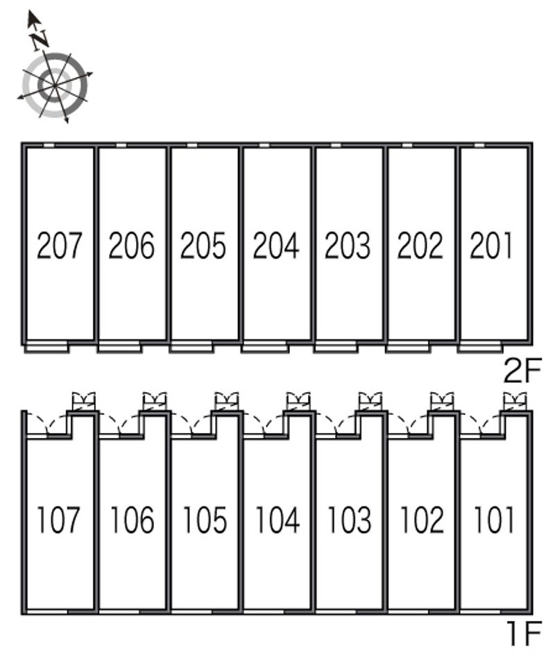 レオネクスト悠悠 間取配置図