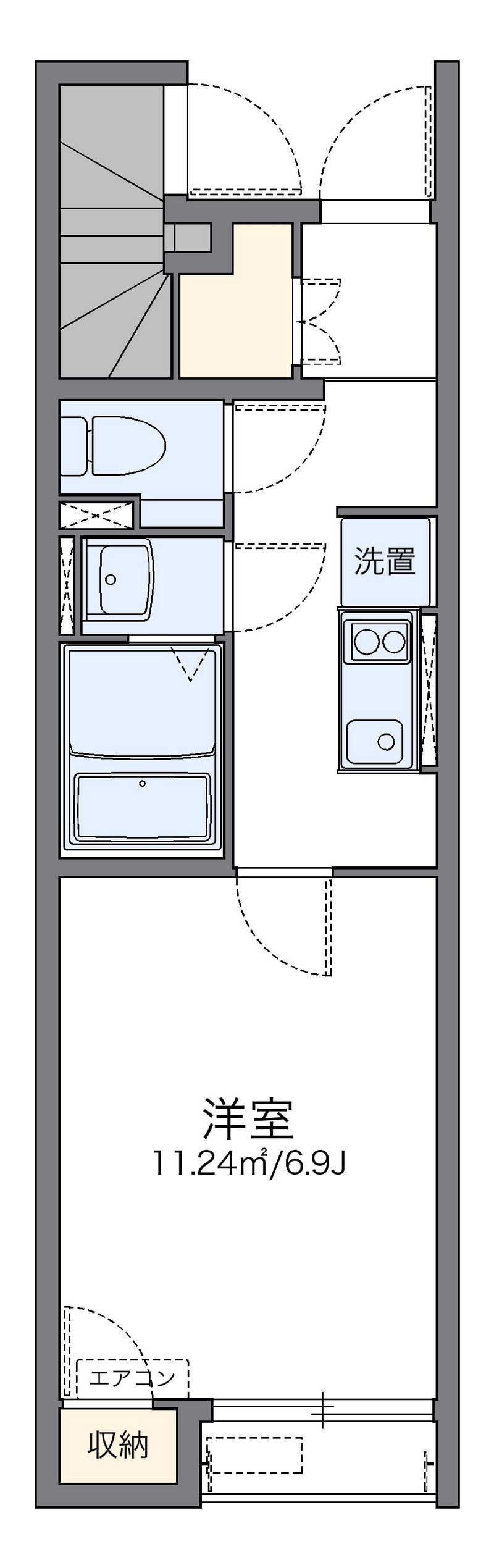 レオネクストしんどう 間取図