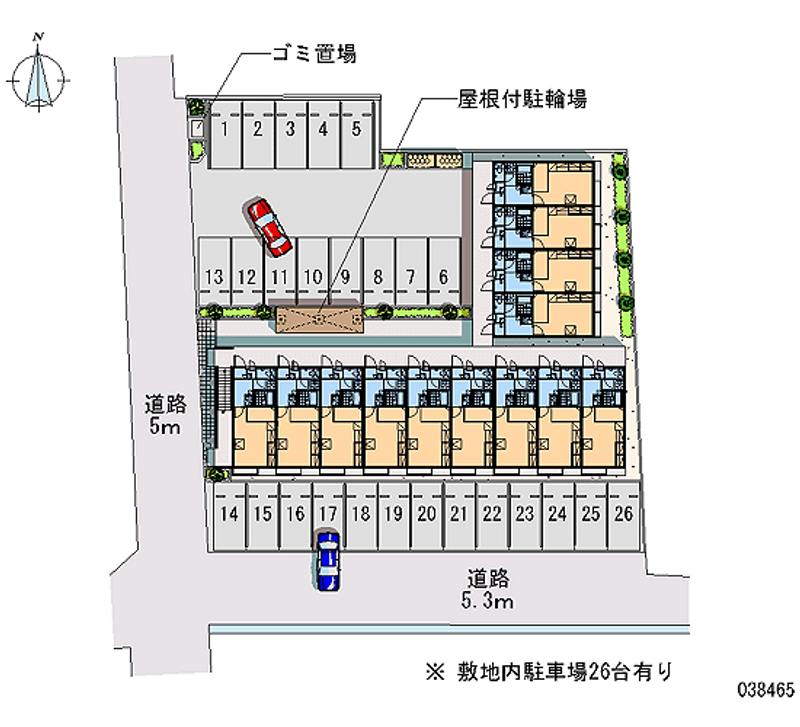 38465 Monthly parking lot