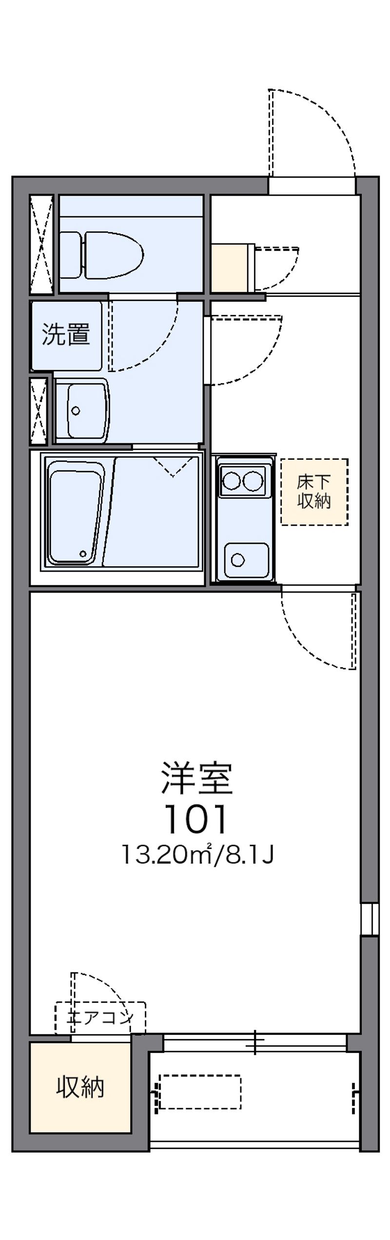 レオネクストふたば 間取図