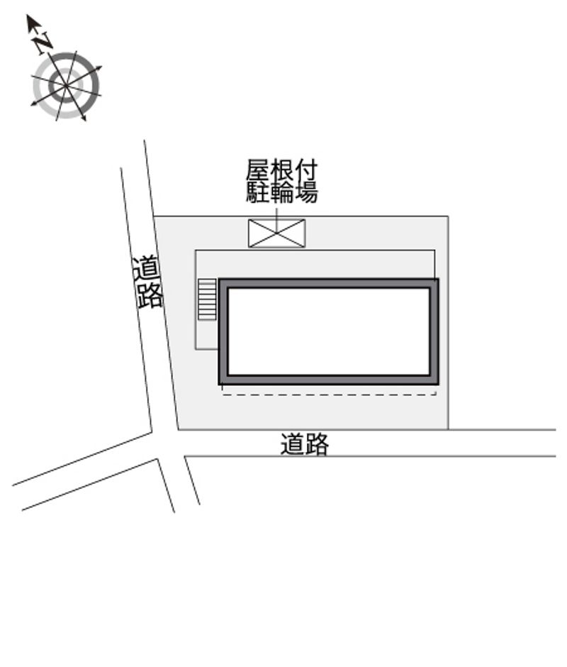 レオパレスあいかわ 配置図