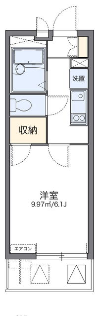 レオパレスラトナ 間取り図