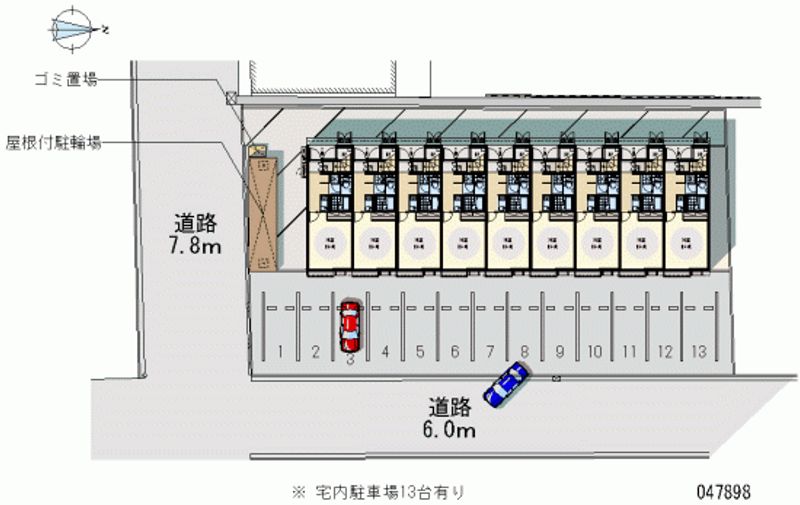 47898 Monthly parking lot