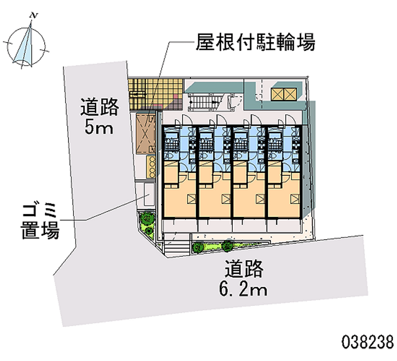 レオパレス東希望が丘 区画図
