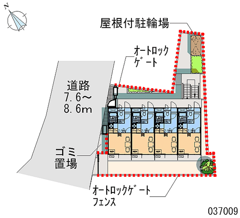 レオパレス宮ノ前 区画図