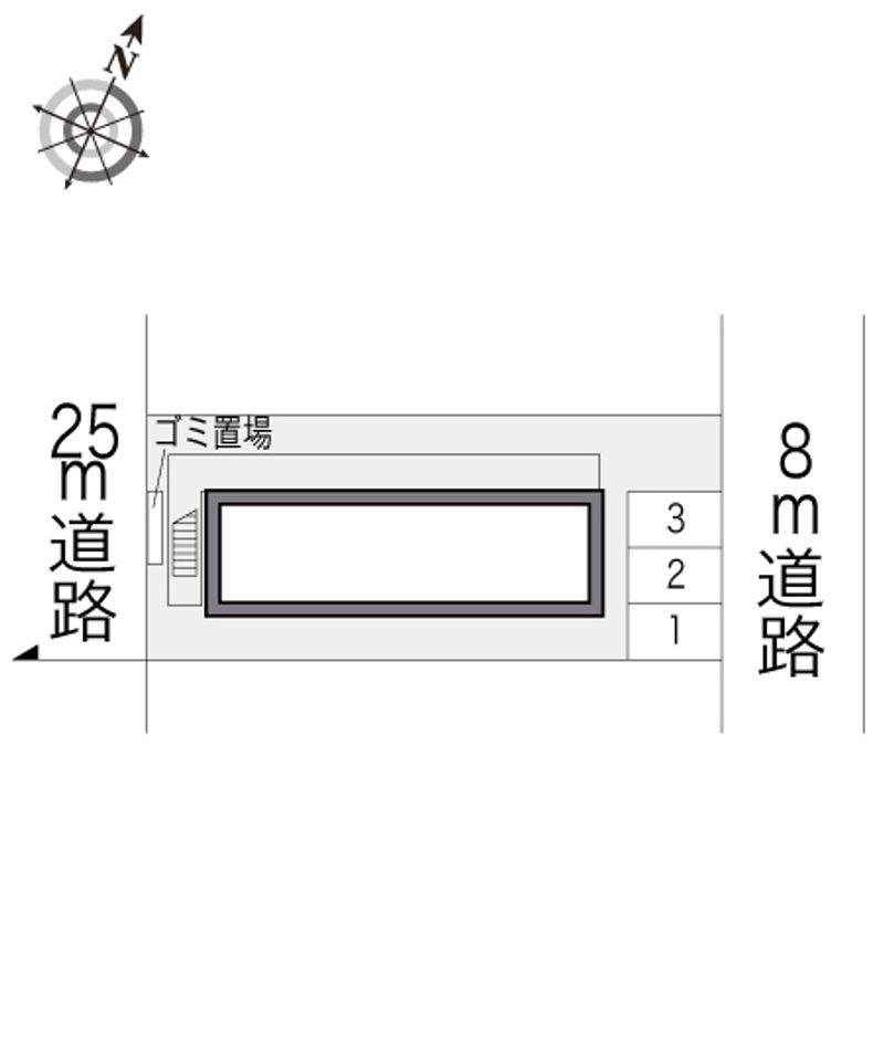 レオパレスコスモスハイツ 配置図