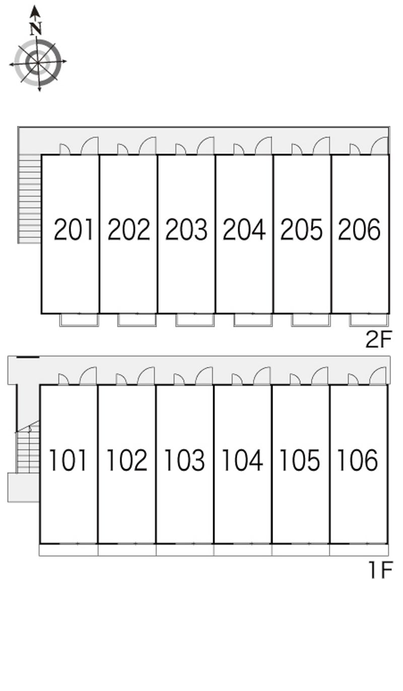 レオパレスコスモーＳ 間取配置図