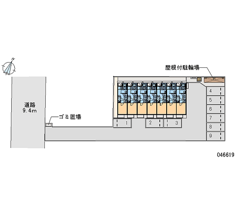 レオネクスト東矢本 月極駐車場