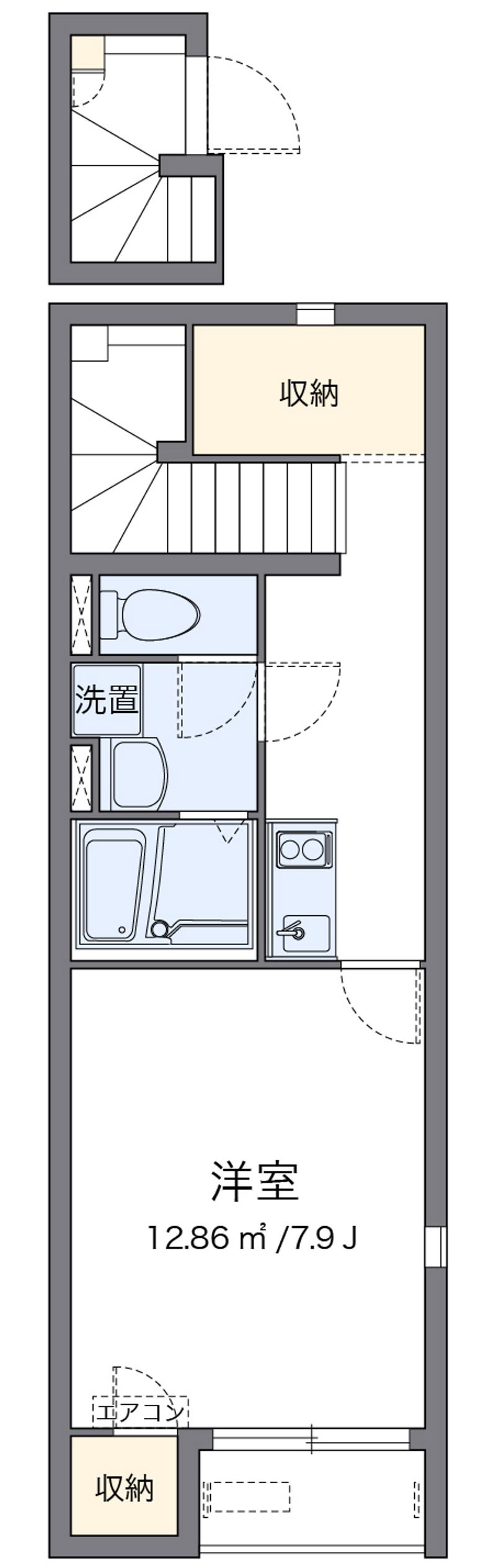 レオネクストメゾン　ド　北条 間取図
