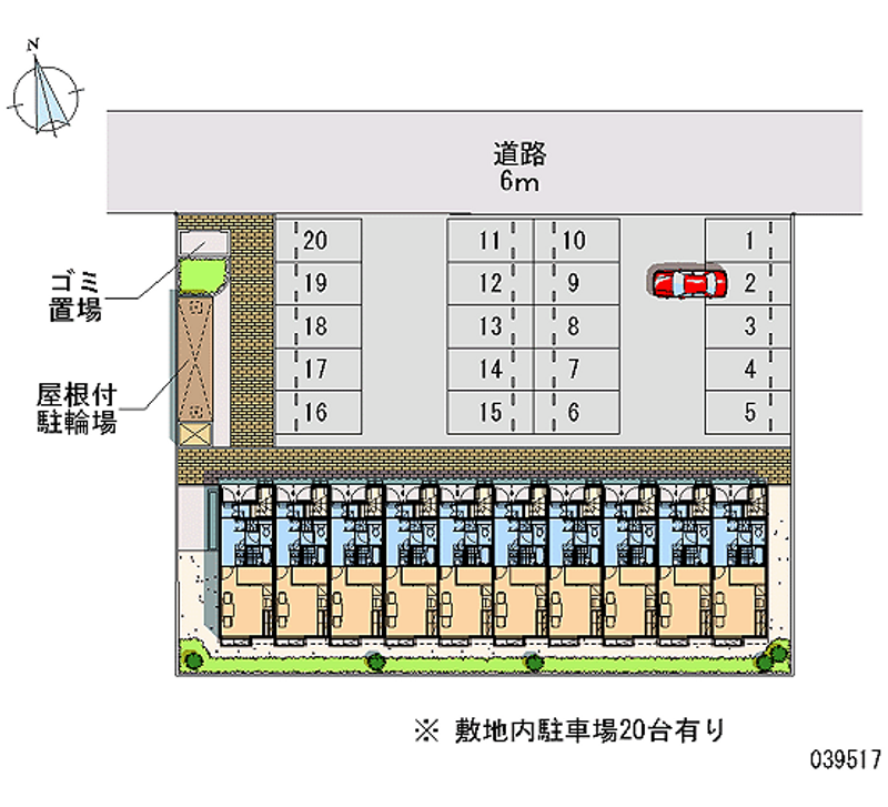 39517 Monthly parking lot