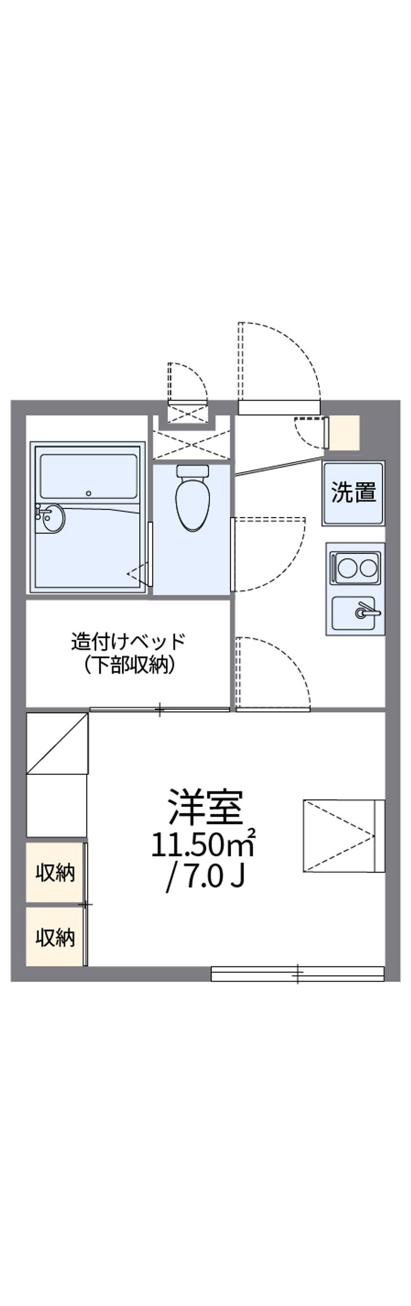 レオパレスウェルストンⅠ 間取図