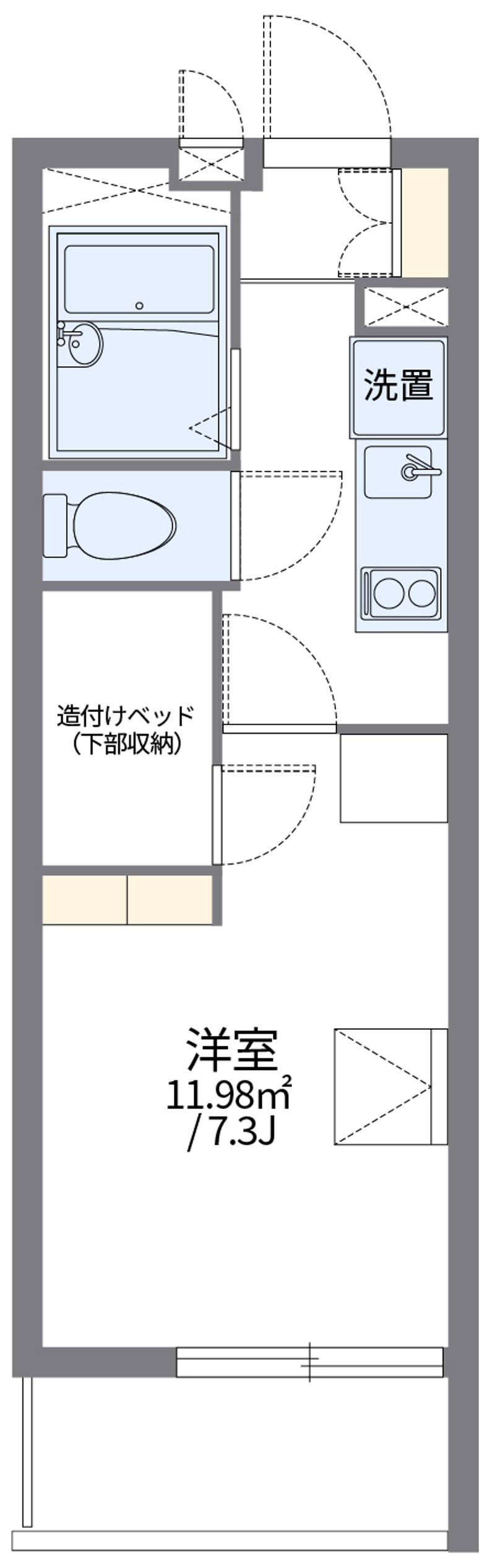 レオパレスアナトリア 間取図