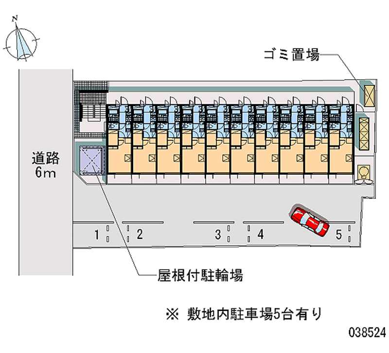 レオパレスエスペランサ舞 月極駐車場