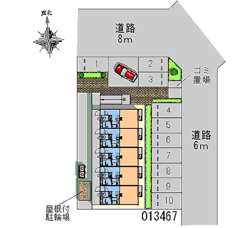 13467 Monthly parking lot