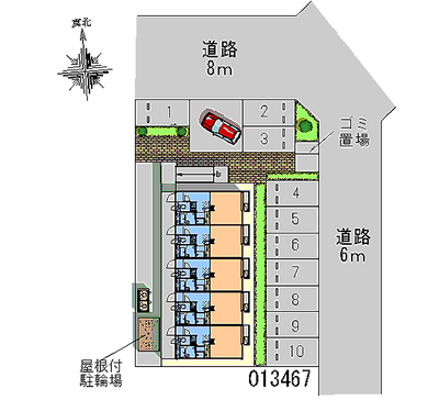 13467 Monthly parking lot