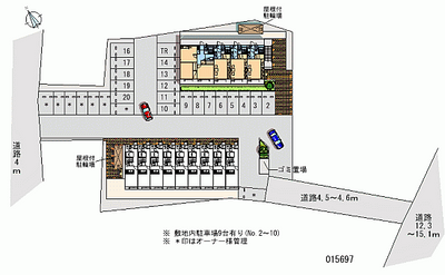 15697 Monthly parking lot