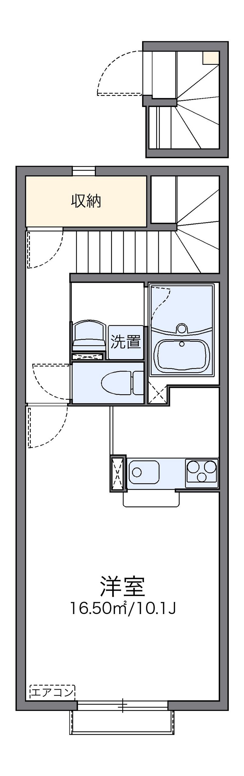 レオネクストアビタシオン　阿見 間取図