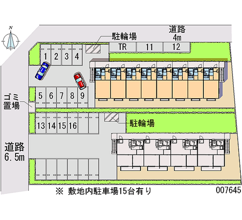 07645 bãi đậu xe hàng tháng