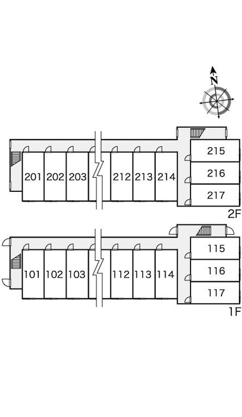レオパレスステラ 間取配置図