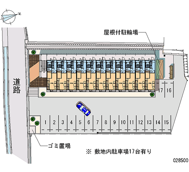 28500月租停车场