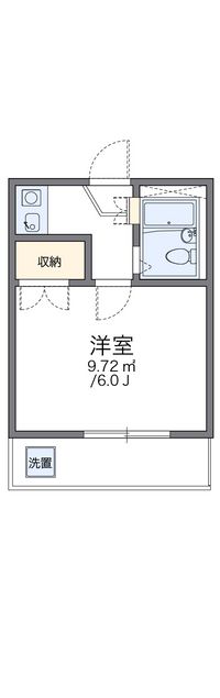 レオパレス土古第２ 間取り図