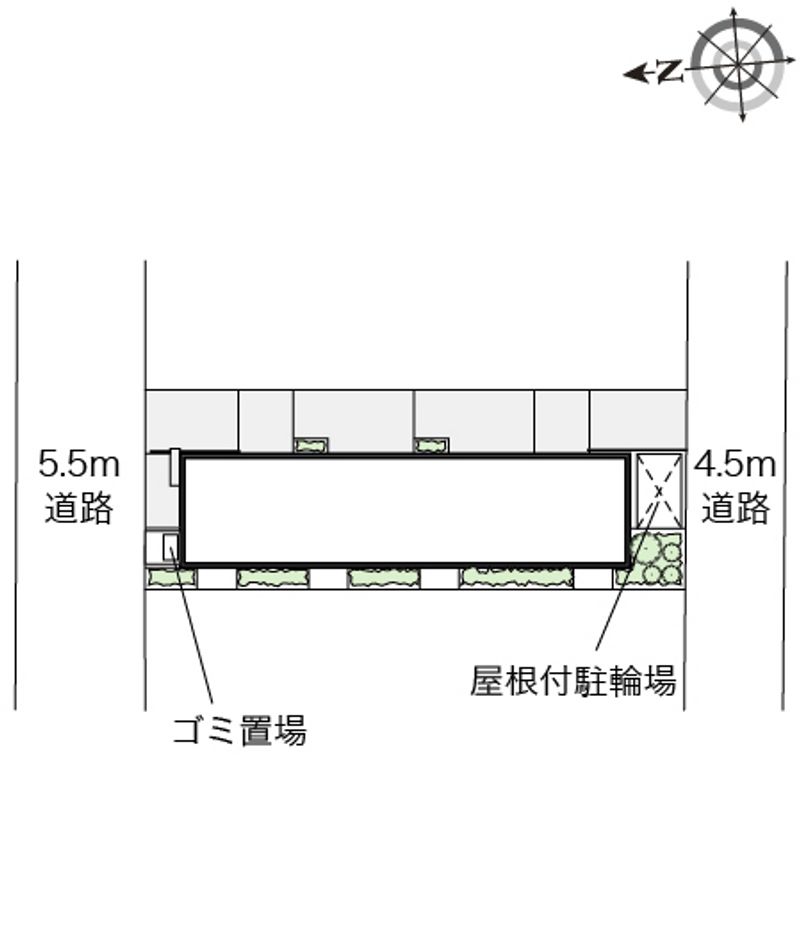 レオネクストクレストハウス　Ⅱ 配置図