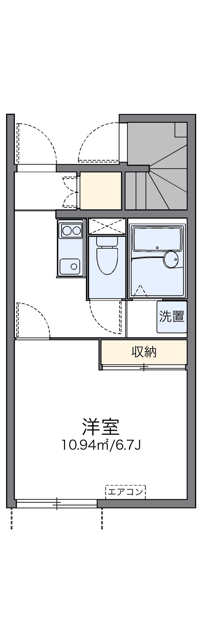 レオネクストアビテ高柳 間取図