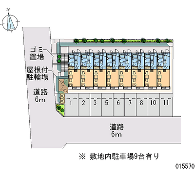 15570 Monthly parking lot