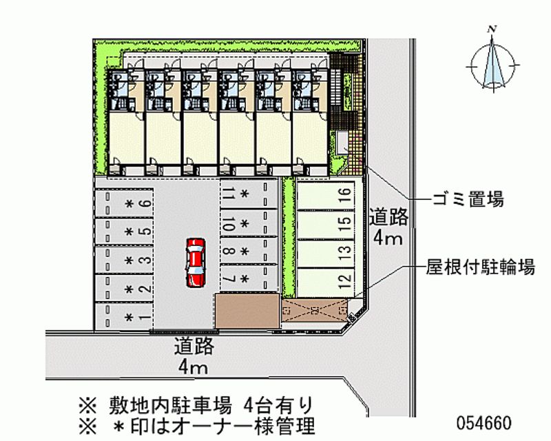 レオネクスト藤井寺 区画図