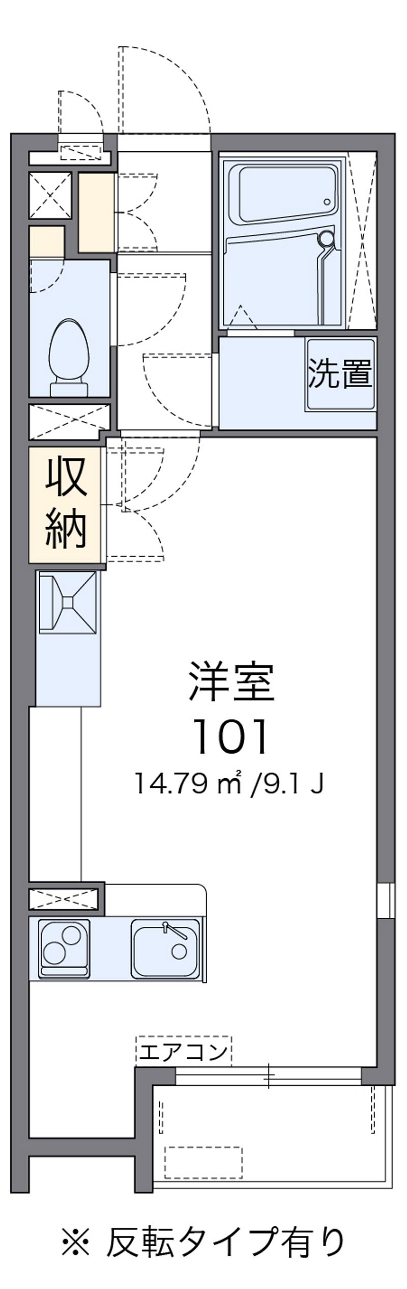 ミランダアビタシオン　Ⅲ 間取図