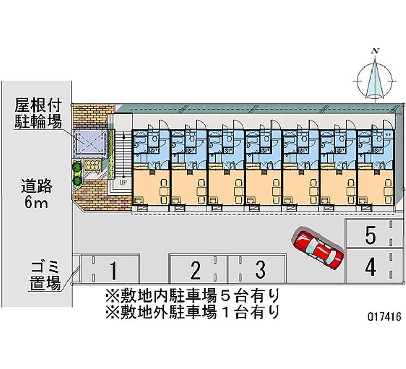 17416 Monthly parking lot