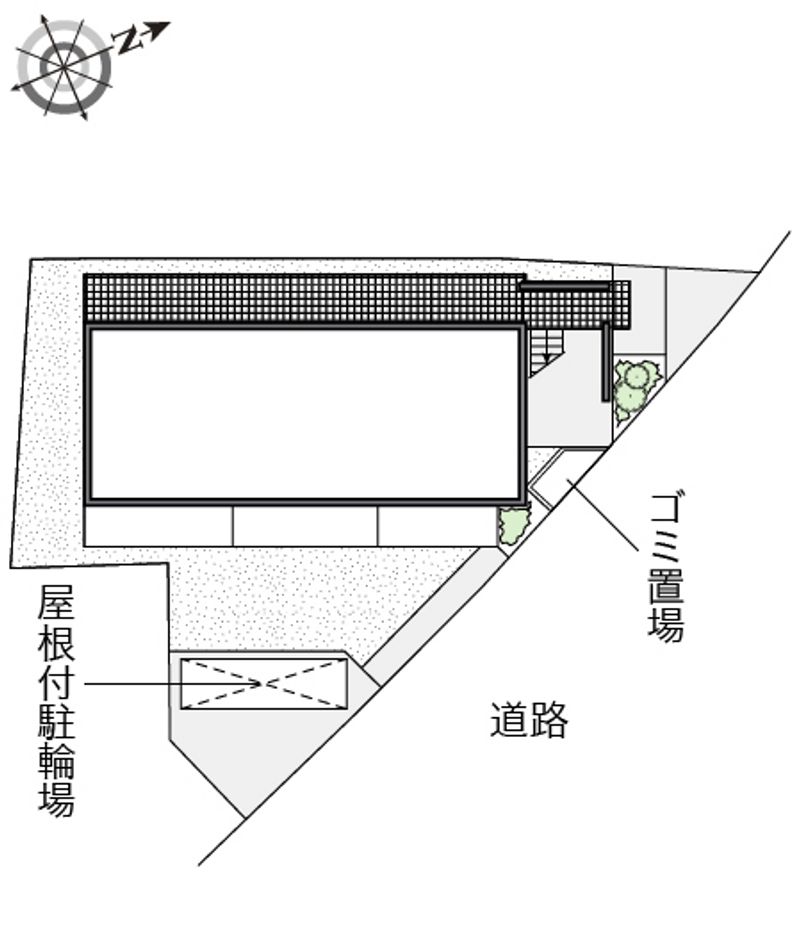 レオネクストラフテル西台 配置図