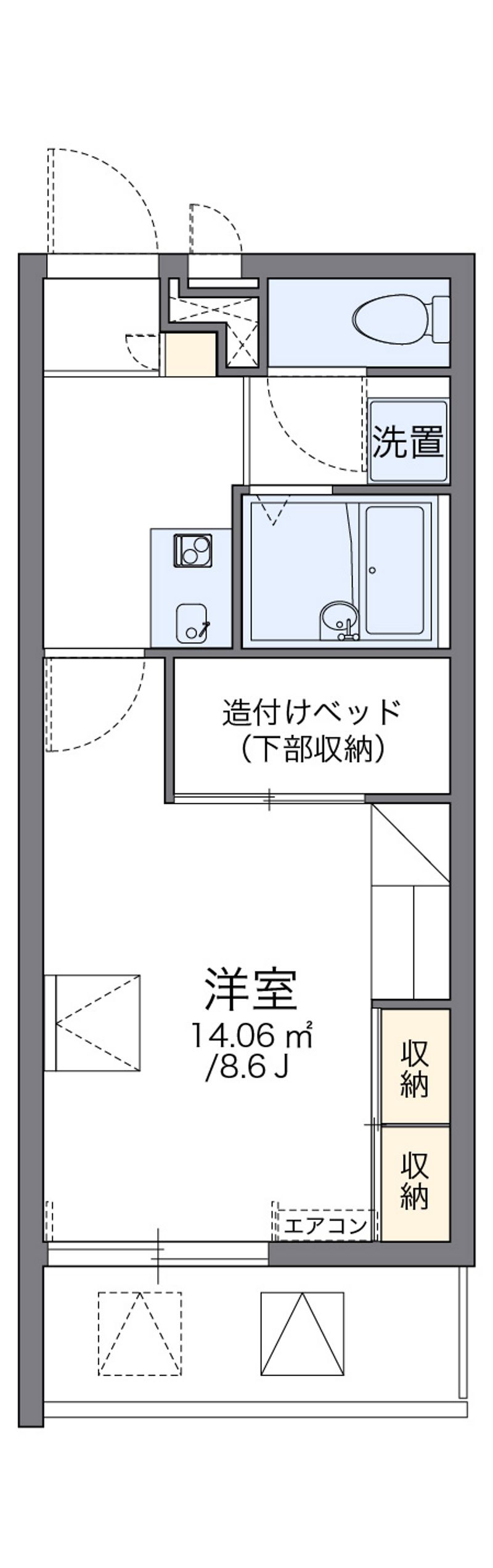 レオパレスＮａＮａ 間取図