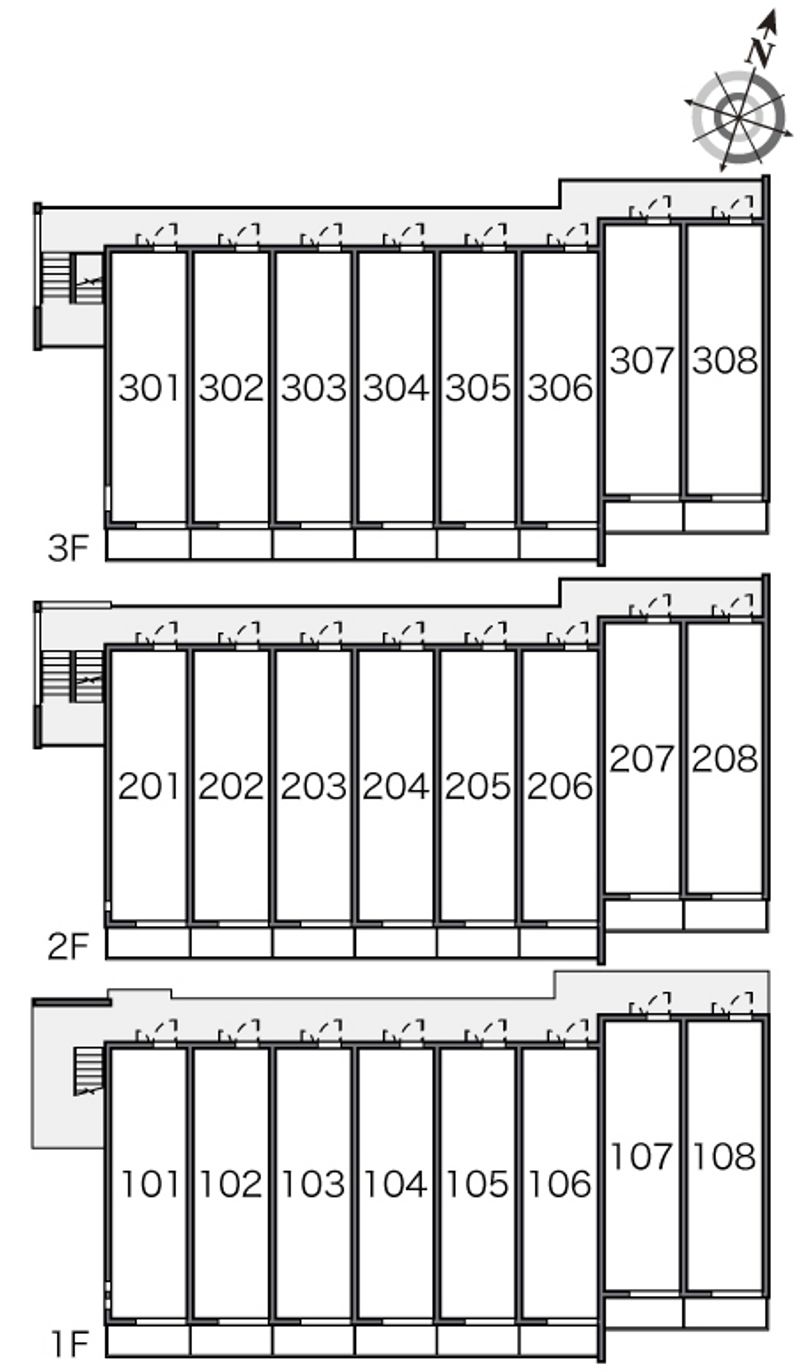 クレイノコンフォール 間取配置図