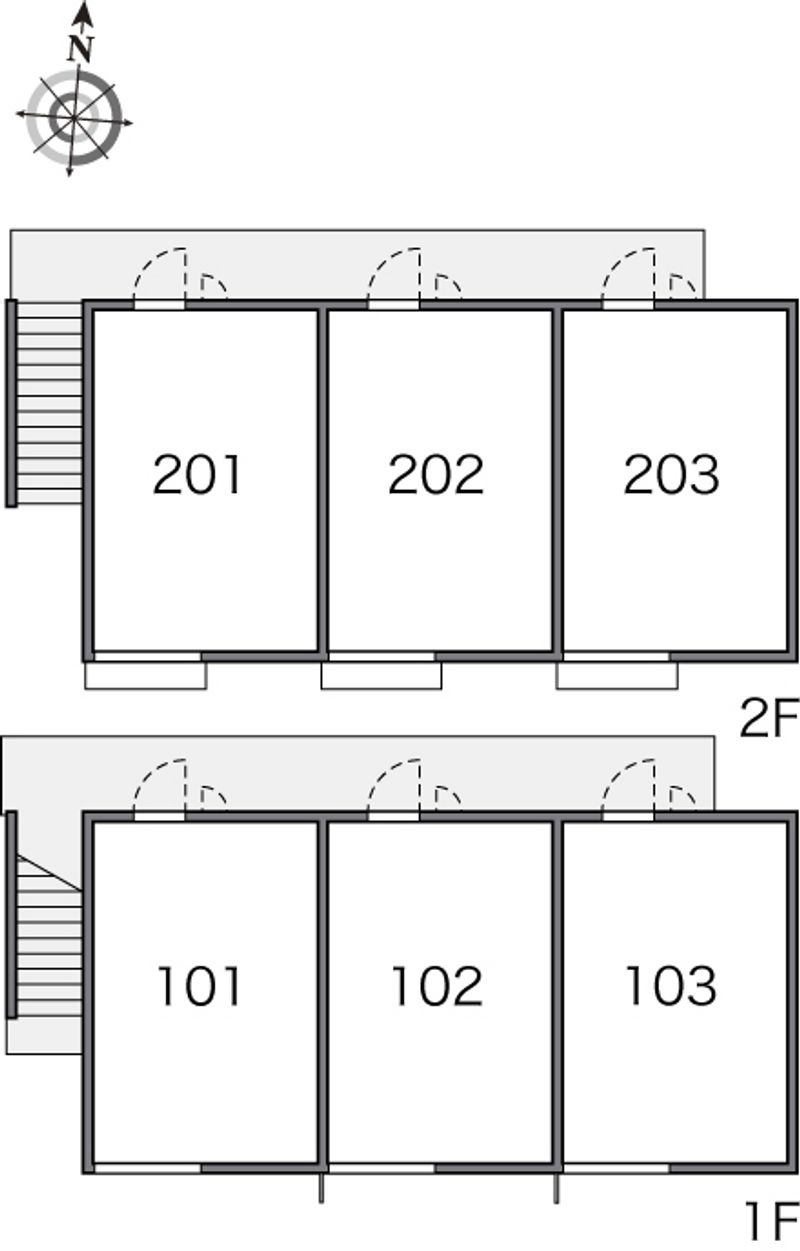 レオパレスピアーチェ 間取り配置図