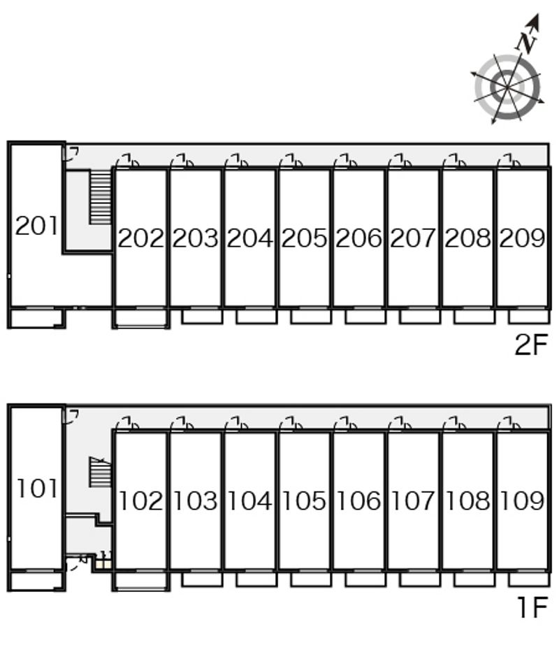 ミランダカメリア瑞江 間取配置図