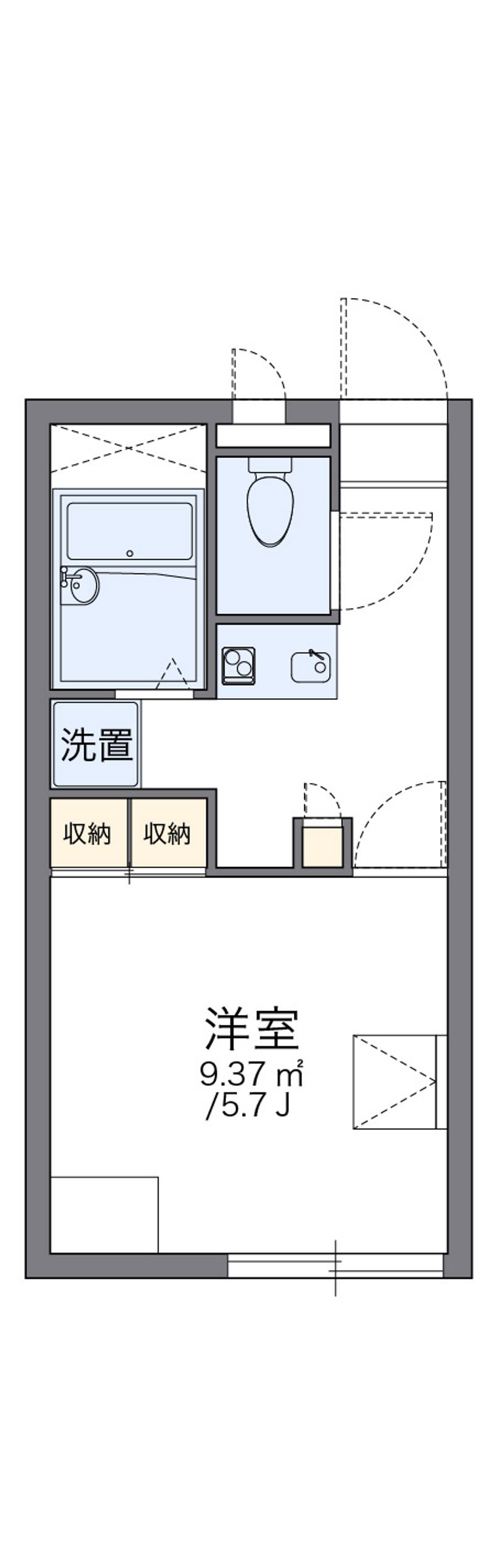 レオパレスシンシア 間取図