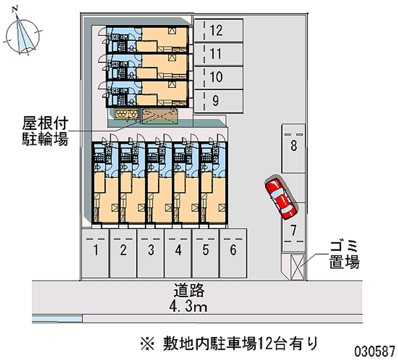 30587 Monthly parking lot